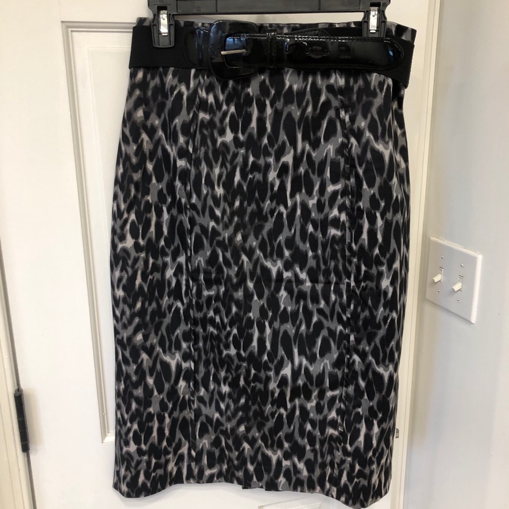 Worthington Animal Print Pencil Skirt